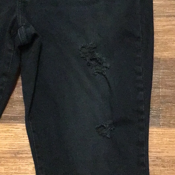 Curvy High Wasted Button-Fly O.G. Straight Cut-Off Jeans For Woman Size 16 NWT - Picture 5 of 13